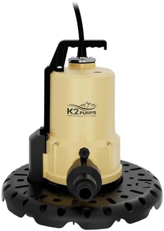 K2 Pumps UTA02502APK 1/4 HP Automatic Pool Cover Pump