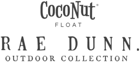 Rae Dunn x CocoNut Float Aqua Polka Dot Mini Pool, Make Waves Theme | Inflatable swimming pool for kids, splash design, easy setup, great backyard fun, durable, perfect for summer parties