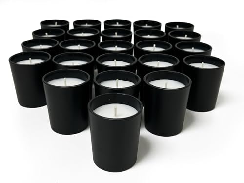 Simply Soson Patchouli Votive Candle Set of 24 Bulk White Scented by SimplySoson