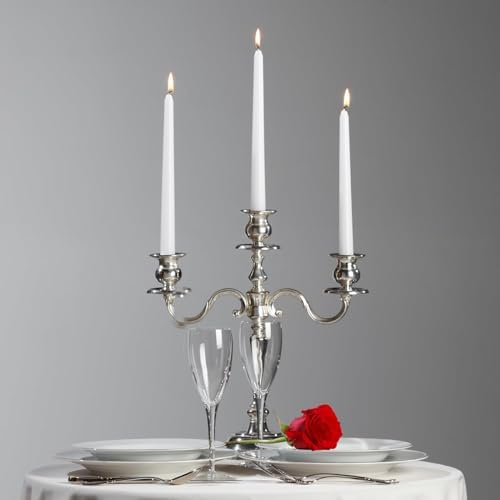 36 Pack White Taper Candles丨Taper Candles 10 Inch Dripless丨Unscented & Smokeless Candlesticks Bulk丨7-8 Hours Long Burning Tall Candles丨Ideal for Christmas Weddings Parties Dinner - Image 5
