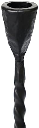 Black Taper Candle Holder Set of 2,Vintage Candle Sticks Holder Decor,Wrought Iron Candle Holder for Table Centerpiece,Halloween,Wedding,Christmas - Image 3