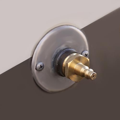 MEASUREMAN Lead-Free Brass Blow Out Plug with Quick Connect - Efficiently Removes Water from RV Water Lines, Ideal for Winterization (2pc) - Image 5