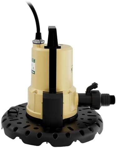 K2 Pumps UTA02502APK 1/4 HP Automatic Pool Cover Pump
