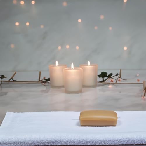WGV Silver Speckled Tea Light Votive Candle Holder 2.2x2.75, Small Tiny Utility Cylinder Mercury Glass Vase, Home Accent Decor, 6 Pieces by WGVInternational-OpusGlassware