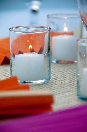 D'light Online Unscented Votive Candles - for Birthdays, Baby Shower, Home Decoration and Weddings (Black and White, 10 Hour - Set of 12) - Image 6