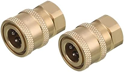 Pressure Washer Coupler, 1/4 Inch, Quick Connect to Female NPT by RIDGEWASHER