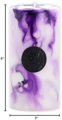 Lulu Candles | Lavender Musk | Handcrafted Pillar Candles | Made in The USA | Highly Scented & Long Lasting - 3x6 Pillar - Image 4