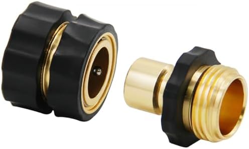 Lifynste 3/4 Inch Garden Hose Quick Connector Fittings, Easy Connector Fitting, Male and Female Set, (2) - Image 3