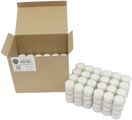 Stonebriar 192 Count White Unscented 6 to 7 Hour Extended Burn Time Clear Cup Tea Light Candles - Image 5