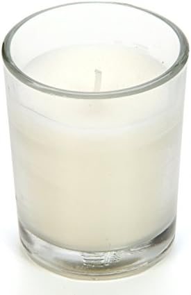 Hosley's Set of 24 Ivory Unscented Glass Filled Votive Candles, Hand Poured Wax Candle Ideal Gifts for Aromatherapy Spa Weddings Birthdays Holidays Party - Image 4
