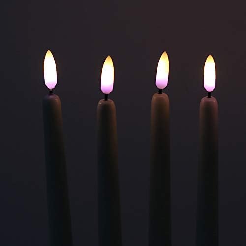 Wondise 11 Inch Flameless Flickering Taper Candles with Remote and Timer - Image 2