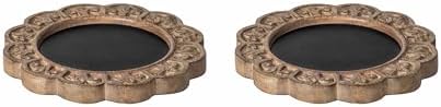 JFY Designs Althea Duo Candle Holders for Pillar, Farmhouse Fireplace Décor by JUSTFORYOUDESIGNS
