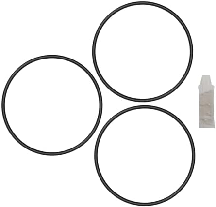 SPX1500P Pool Pump O-Ring Compatible with Hayward Above Ground Pump Strainer Cover Gasket for PowerFlo O Rings Replacement for TurboFlo with 5 Grams Grease, 3 Pack