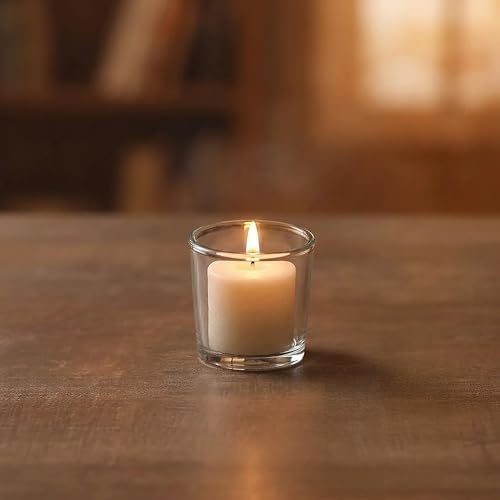 Hosley Unscented White Votive Candles, 72-Pack – Clean-Burning, Long-Lasting 10-12 Hour Burn – Ideal for Weddings, Home Décor, Spa, Events – Bulk Value for Versatile Use - Image 6