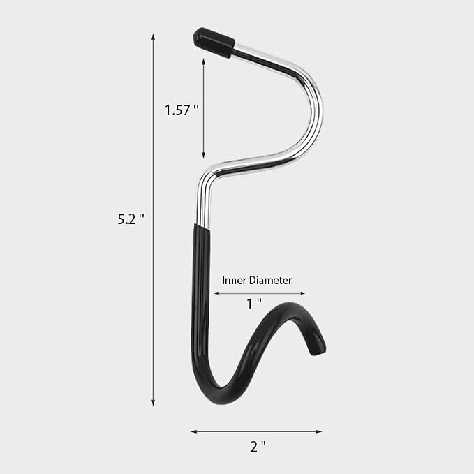 Outdoor Lighting Hooks for Camping Tent lamp Hanger, Bird feeders, Garden Lights, trinkets ; Sturdy Pole Hook for Tent Light, Garden lightings, 3 Big Camping Lantern Hooks