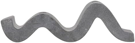 Bloomingville Marble Wave Double Taper Candle Holder, Grey - Image 6