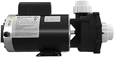 KL Key Lander WUA400-II SPA PUMP, 4HP Hot Tub Pump, 2 Speeds LX Motor - (220-240V/60Hz); 2" Port & 56Y - (Model: 56WUA400-II)