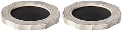 JFY Designs Alora Duo Candle Holders for Pillar, Farmhouse Fireplace Décor by JUSTFORYOUDESIGNS