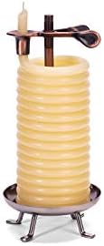 Candle by the Hour 48-Hour Tall Candle, Eco-friendly Natural Beeswax with Cotton Wick by Candle+by+the+Hour