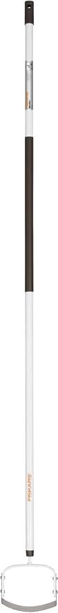 Fiskars Light Weeder, Length: 172 cm, Width: 15 cm, Steel Blade/Aluminium Handle, Black/White, 1019610