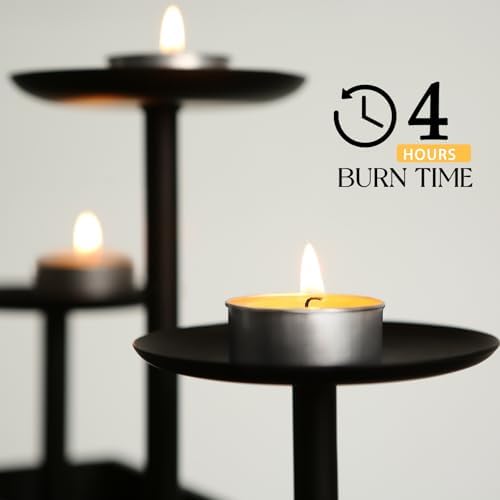 Beewax Tealight Candles 24 Pack, 4 Hour Clean Burn for Home Decor - Image 4