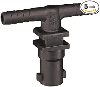 5 of Quick Nozzle Body Elbow Double Hose Barb For 3/8" ID Hose 125 Max PSI