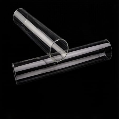 CYS EXCEL 6 PCS Glass Hurricane Tubes (H:14" D:2.5") - Fits Candles up to 2" Wide, Requires Holder Base 2.75" or Wider - Image 6