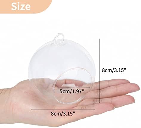 NUPTIO Hanging Hanging Tealight Candle Holders, 8 Pcs, 3.15 Inch - Image 2