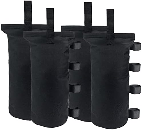 Joramoy Tent Weights SandBags for Canopy Legs,4 Packs 150LBS(Without Sand) by Home