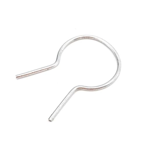 EZ Twist 2" (1 7/8" OD) x 9 Gauge Preformed Galvanized Steel Fence Ties - (100 Pack)