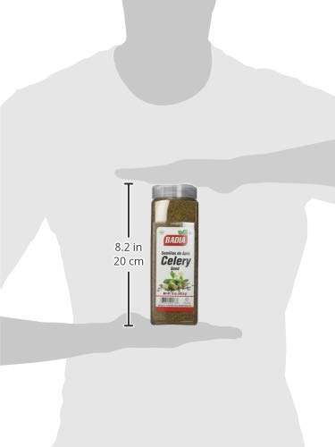 Badia Celery Seed Whole, 16 oz (Pack of 6) – Aromatic & Bold Flavor for Pickling, Cooking, and Seasoning