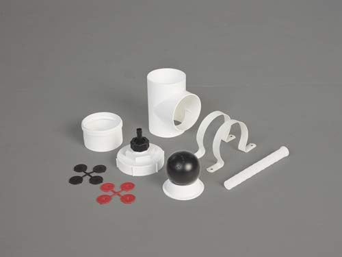 Rain Harvesting First Flush Downspout Diverter Kit, 3" Round Pipes