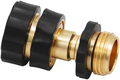 Lifynste 3/4 Inch Garden Hose Quick Connector Fittings, Easy Connector Fitting, Male and Female Set, (2) - Image 4