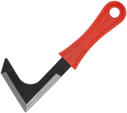 Zenport K111 Crack Weeder, Driveway, Side-Walk Weeding Tool, Carbon Steel, L-Shape Blade, Orange