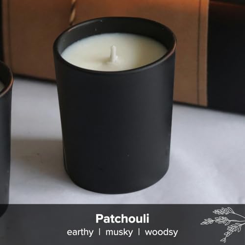 Simply Soson Patchouli Votive Candle Set of 24 Bulk White Scented - Image 4