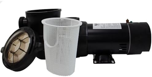 Rx Clear 1 HP Dual Speed Extreme Force Pool Pump | for Above Ground Swimming Pools | High Performance Variable Speed Pump | 88 GPM | 115V - 10/3.2 Amps Durable & Quiet