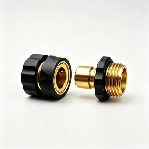 3/4 Inch Garden Hose Quick Connector Fittings-Universal Water Hose Adapter by WVIOUOPU