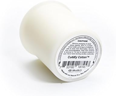 Cuddly Cotton Soy Votive Candles - Scented with Natural Fragrance Oils - 6 White Natural Votive Candle Refills - Fresh & Clean Collection - Image 4