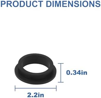 11228 Pool Sand Filter Pump Seal, L-Shape O-Ring Gasket Rubber Gaskets Replacement(4 pcs) for intex Pool Hose Gasket Motor Seals,Pool Hose Gasket