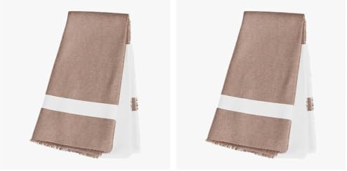 Outer Insect-Repellent Throw Blanket with Bug Shield Technology,Lightweight Outdoor Blanket for Backyard,Camping,Picnic and Beach,Sierra Orange Colorblock,50" W x 60" (Pack of 2)