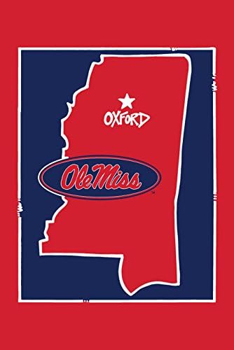 Magnolia Lane Collegiate Garden Flag (Ole Miss State)