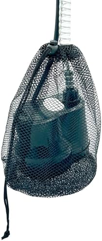 Jokari Nylon Pool Pump Filter Protection Mesh Bag with Sponge Base | 6x6x8 Inch Filters. Prevents Clogging, Protects Pump from Large Debris. Durable, Easy-to-Use Net Cover, Cleaner Pools