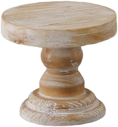 SOFE Farmhouse Wood Risers Display Stands, 5 Inches Tall Display Pedestal by SOFE