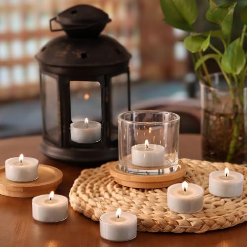 Ocean Memory Scented Tea Lights Candles – Soft Blue – 6 Hour Burn – 100% Palm Wax – Scented Tealight Candles for Holiday Relaxation, Winter Gatherings – 16 Pack Scent Votive Candle - Image 7