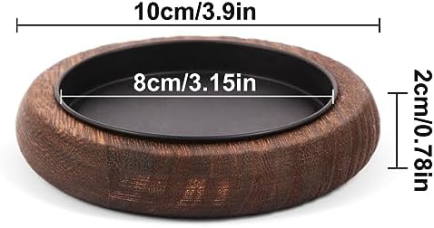 Hatway Wood Candle Holders for Pillar Candles - Image 6