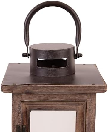 Koehler Home Decor Perfect Lodge Wooden Lantern - Image 3