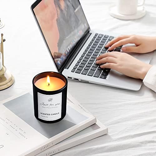 CONNOO 15 Pack 7 OZ Matte Black Candle Jars with Bamboo Lids - Image 6