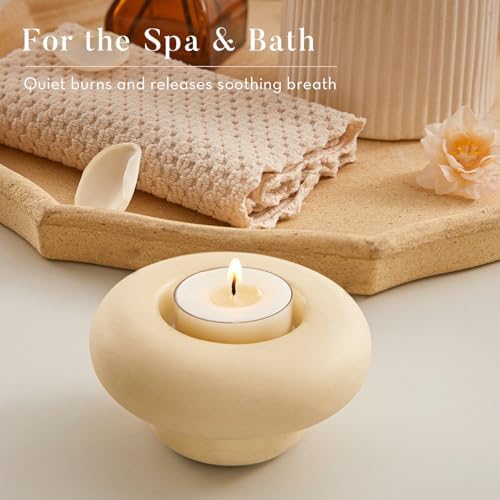 Unscented Soy Tea Lights Candles 50 Pack Bulk,4 Hour Clean Burn Tea Candles - Image 6