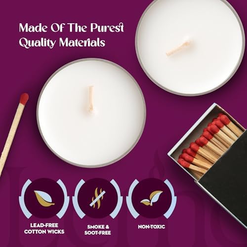 Lerner Clear Tea Lights Candles Bulk - 4.5 Hour Clear Cup Tealight 100 Pack - Consistent Smkless Clean Burning - Holiday, Wedding, Spa, Emergency and Home Decoration Candles - Image 4