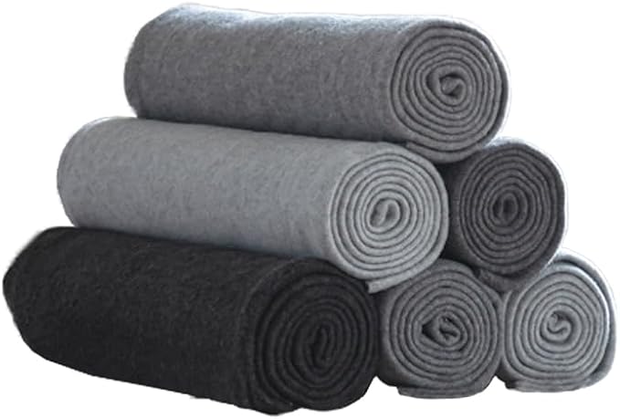 Fleece Throw Blankets Bulk Fleece Blankets Solid Wholesale Lightweight Warm Soft for Pet Bed Sofa Couch Office Wedding Gifts Travel Seasons Assorted #13 50x60 Inches Pack of 6